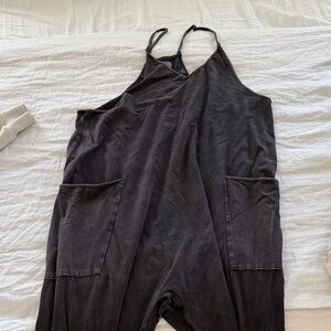 FP Movement by Free People Charcoal Jumpsuit